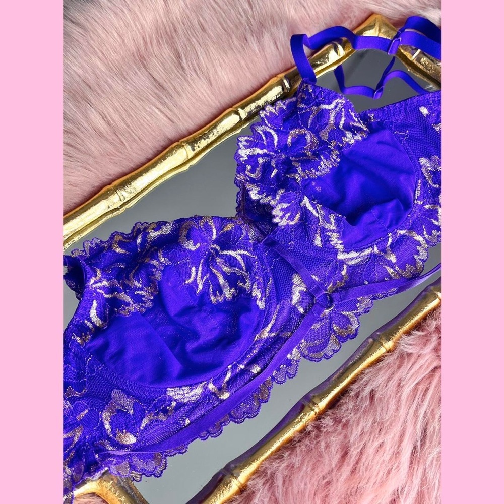 Blue/Purple Lace Bra 💙💜